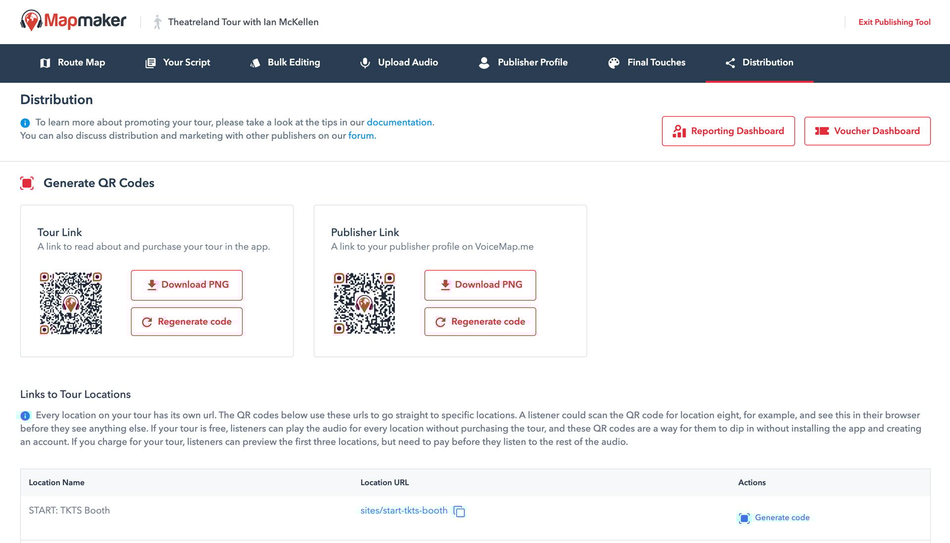 Using QR codes for tours and individual locations » VoiceMap Tour ...